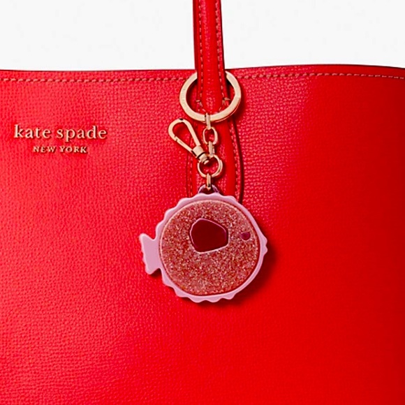 NWT Kate Spade Puffy Fish Key Fob - Picture 2 of 10